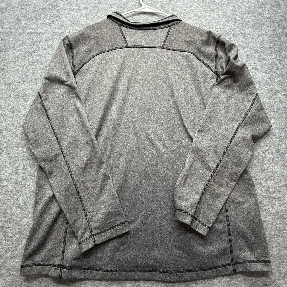 The North Face 1/4 Zip Pullover Mens XL Training Polyester Gray Heather Heather